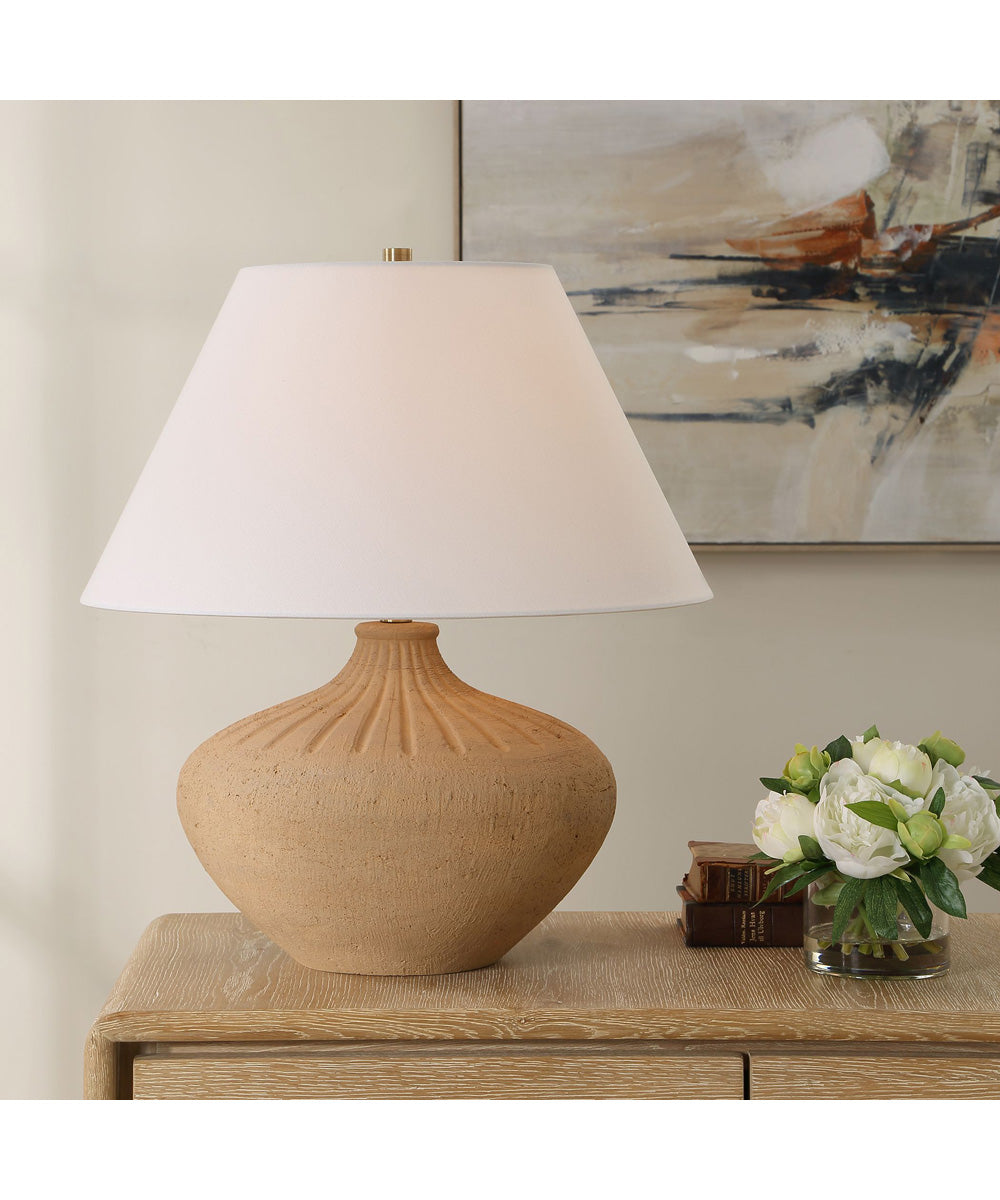 Eldon Terracotta Table Lamp