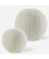 Capra Ball Sheepskin Pillows Set of 2