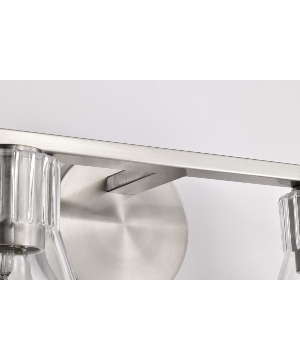 Gianna 2-Light Vanity & Wall Brushed Nickel