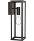 Ryle 1-Light Large Wall Lantern with Clear Glass Panels Antique Bronze