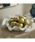 Wave Crest White Outdoor Bowl