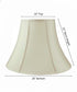 20"W x 15"H Egg Shell Shantung Bell Lampshade