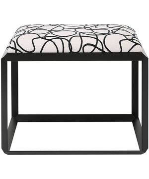 Curls Gray Small Bench