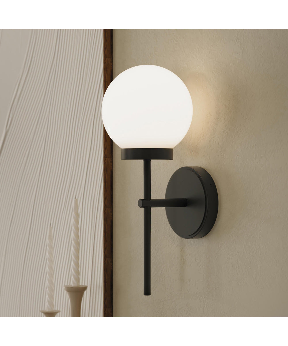 Rigsby 1-Light Wall Sconce Matte Black