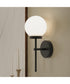 Rigsby 1-Light Wall Sconce Matte Black
