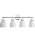Lexie 4-Light Contemporary Vanity Light Polished Chrome