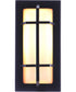 Bulkhead Rectangular 1-Light Outdoor Lighting Textured Black