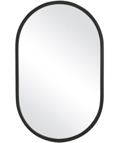 20x32" Wall Mirror in Matte Black