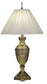 32"H 3-Way Table Lamp Burnished Brass
