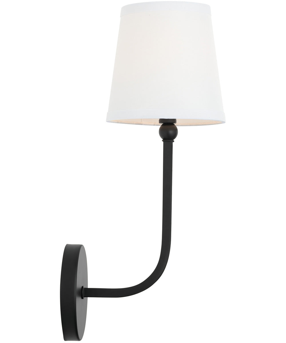 Dawson 1-Light Sconce Matte Black