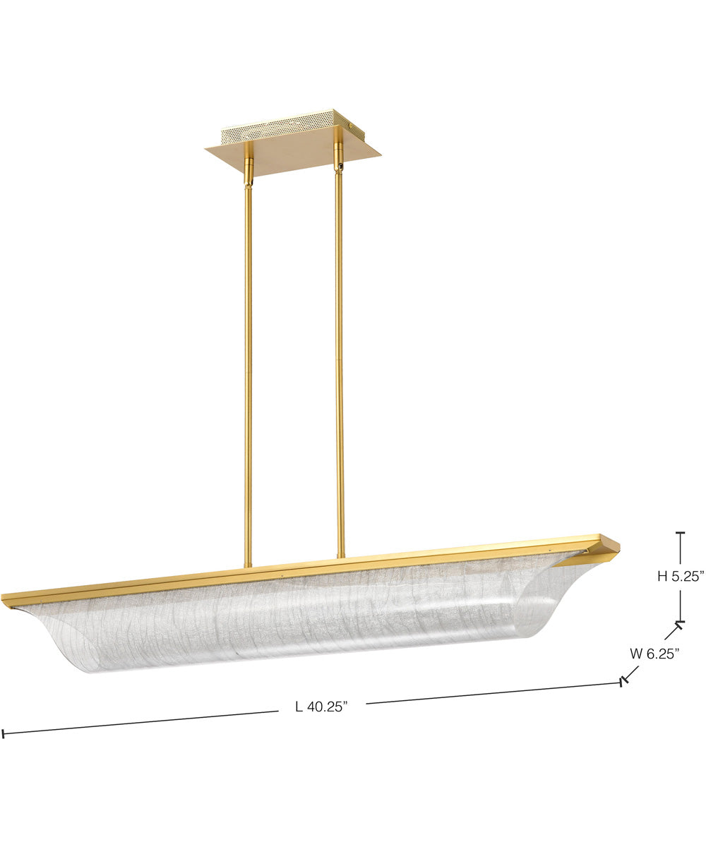 Idris  Pendant Vintage Brass