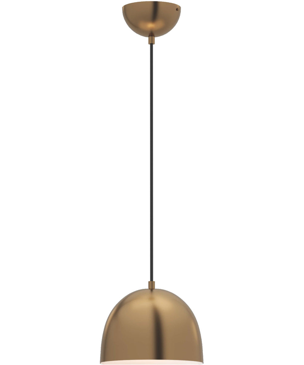 Tova 9 inch Pendant Natural Aged Brass