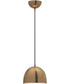 Tova 9 inch Pendant Natural Aged Brass