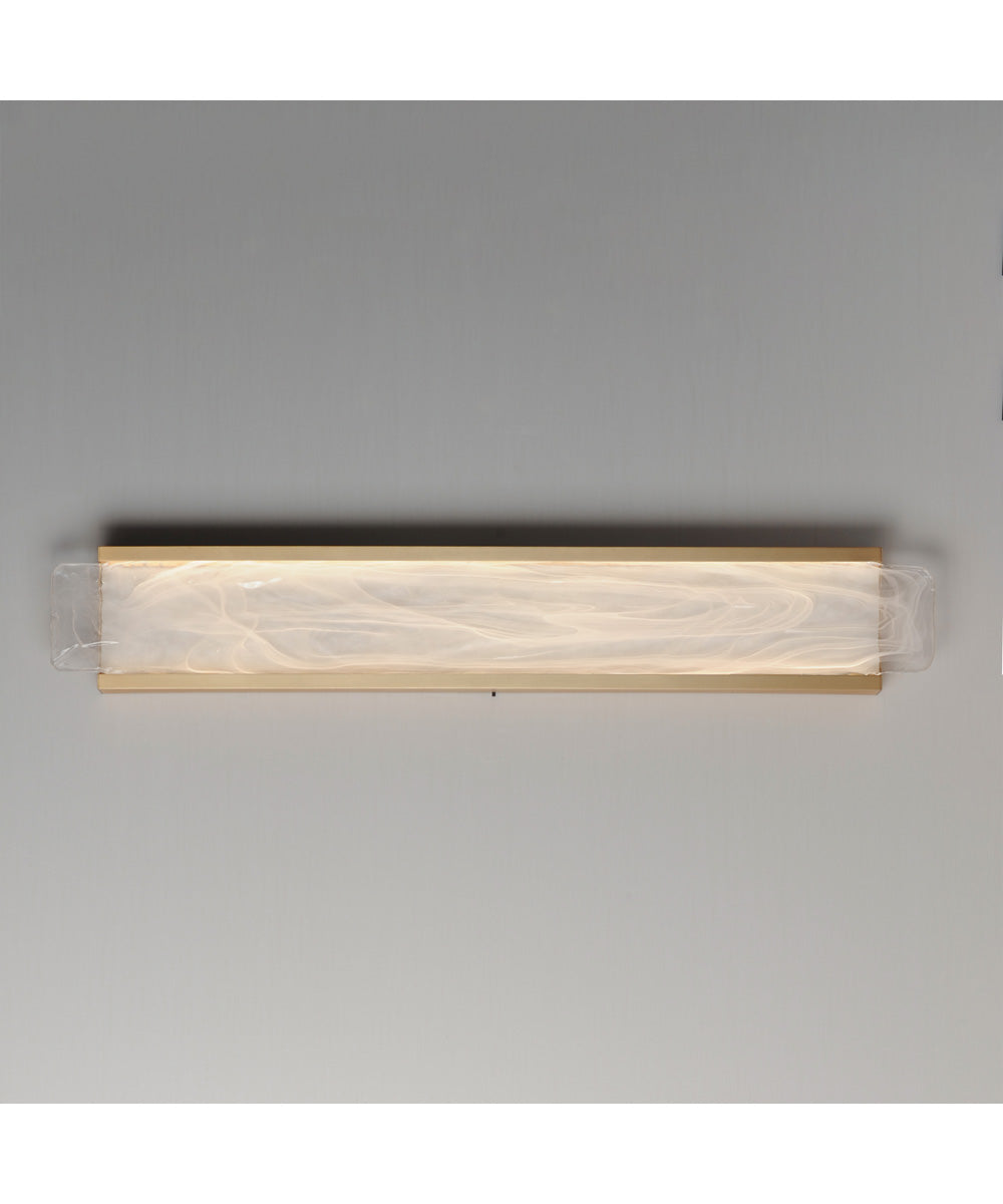 Celine 32 inch LED Bath Vanity Natural Aged Brass