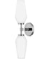 Gio 2-Light Large Two Light Sconce in Chrome