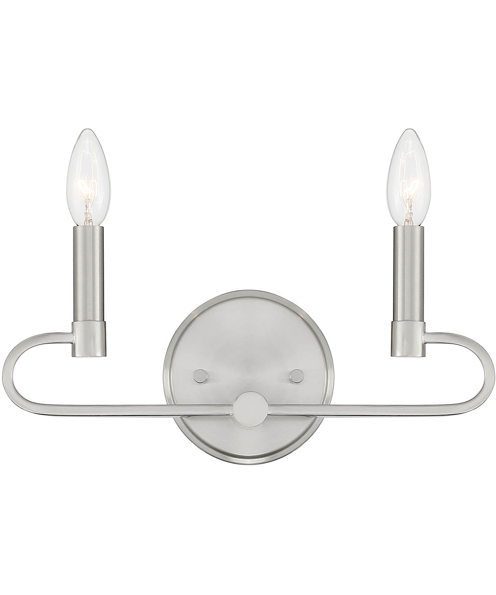Summit 2 Light Vanity Brushed Nickel