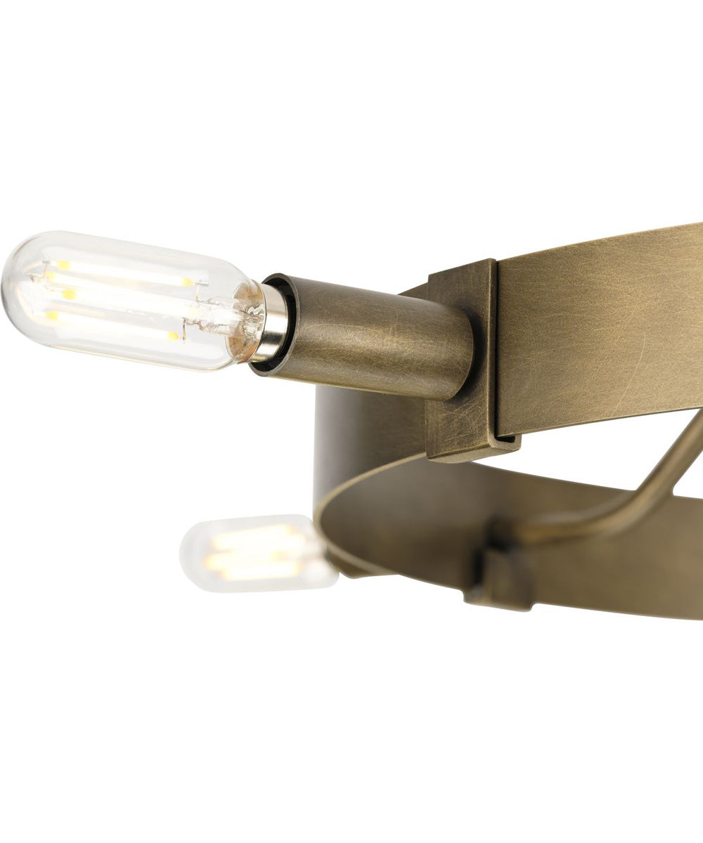 Breckenridge 5-Light Semi-Flush Mount Aged Bronze
