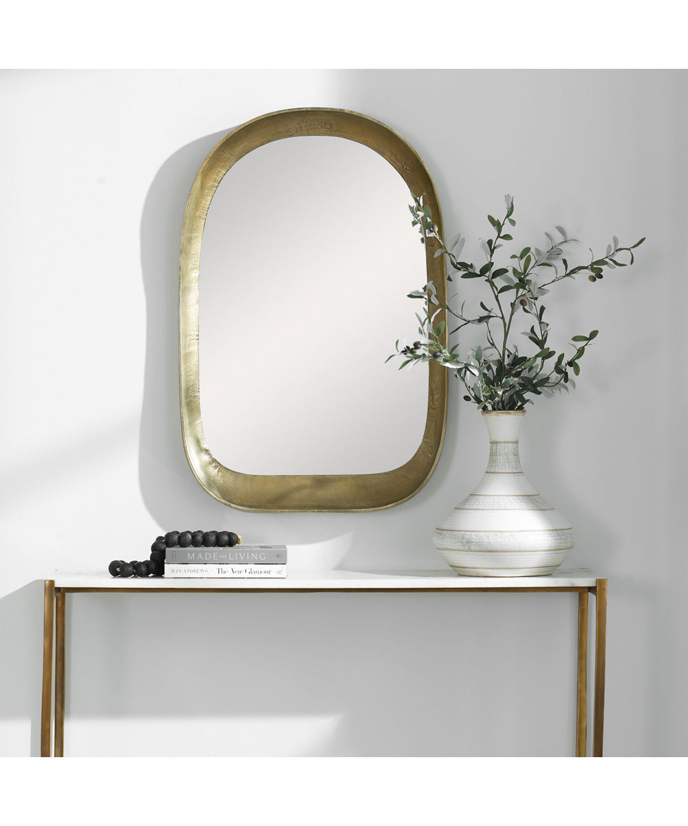 Bradano Brass Arch Mirror