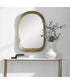 Bradano Brass Arch Mirror