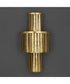 Regalia 3-Tier Wall Sconce Gold Leaf