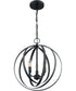 16"W Pendleton 3-Light Pendant Matte Black