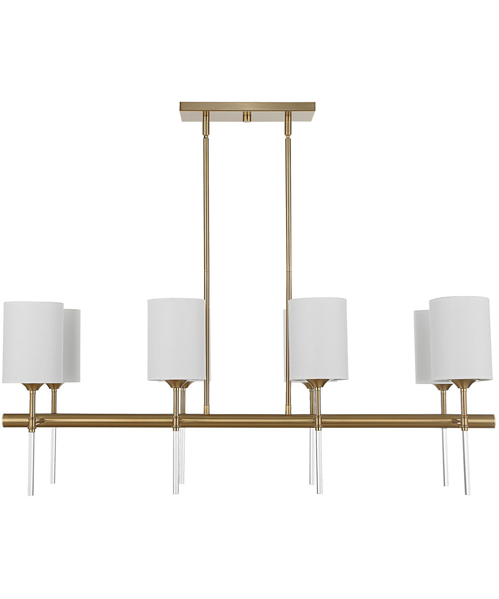 Awyr 8 Light Linear Chandelier