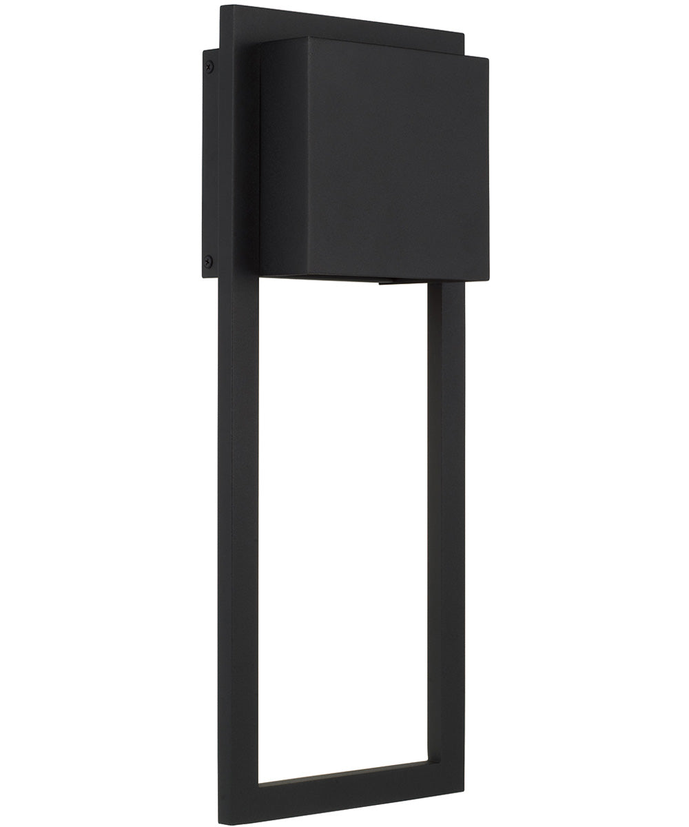 Nate 1-Light Outdoor Wall-Lantern Black