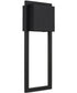 Nate 1-Light Outdoor Wall-Lantern Black