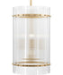 Seville 4-Light Contemporary Foyer Light Soft Gold