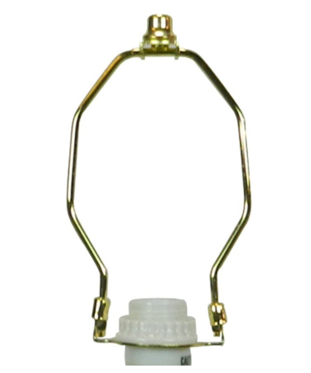 16"W x 11"H SLIP UNO FITTER White Floor Lampshade