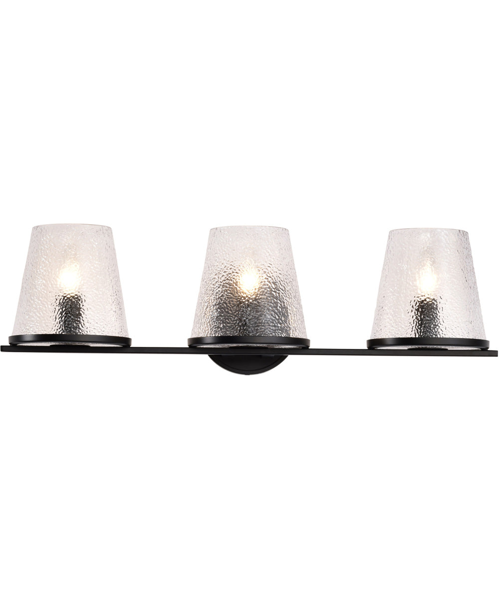 Valentine 3-Light Vanity & Wall Black
