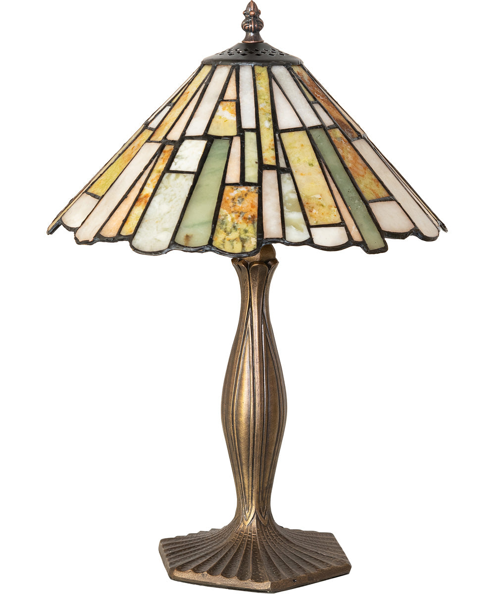 18" High DeLighta Jadestone Accent Lamp