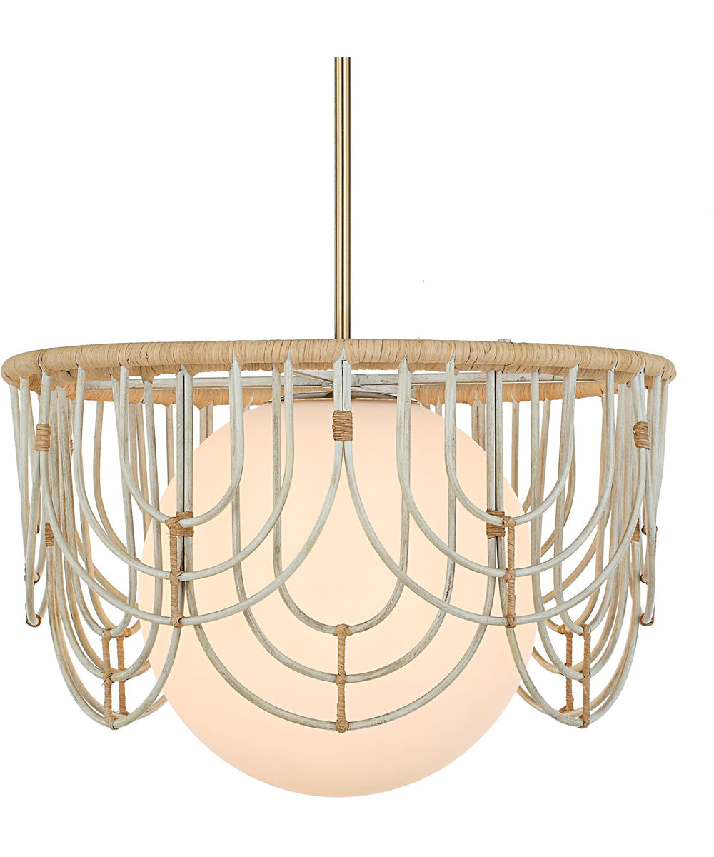 Arches 1 Light Rattan Pendant