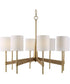 Lautoka Rattan 8 Light Chandelier