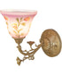 8" Wide Bell Flower Wall Sconce