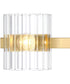 Aries 3 Light Vanity Brushed Gold