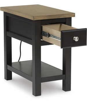 Drazmine Chair Side End Table Brown