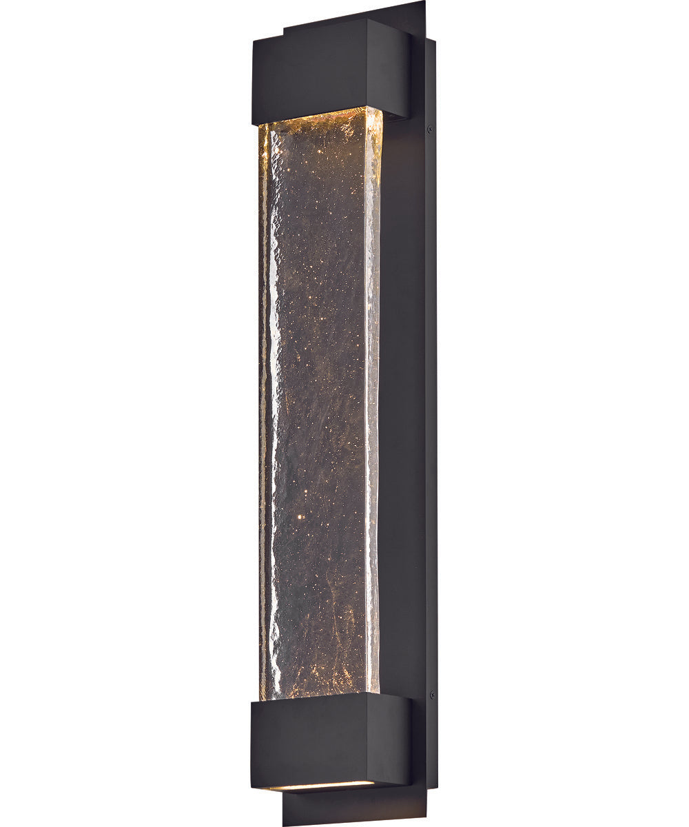 Rune LED-Light Large Wall Mount Lantern in Black