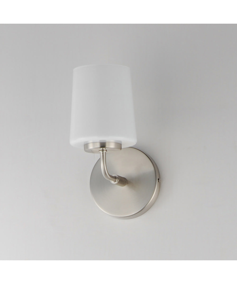 Durham 1-Light Wall Sconce Satin Nickel
