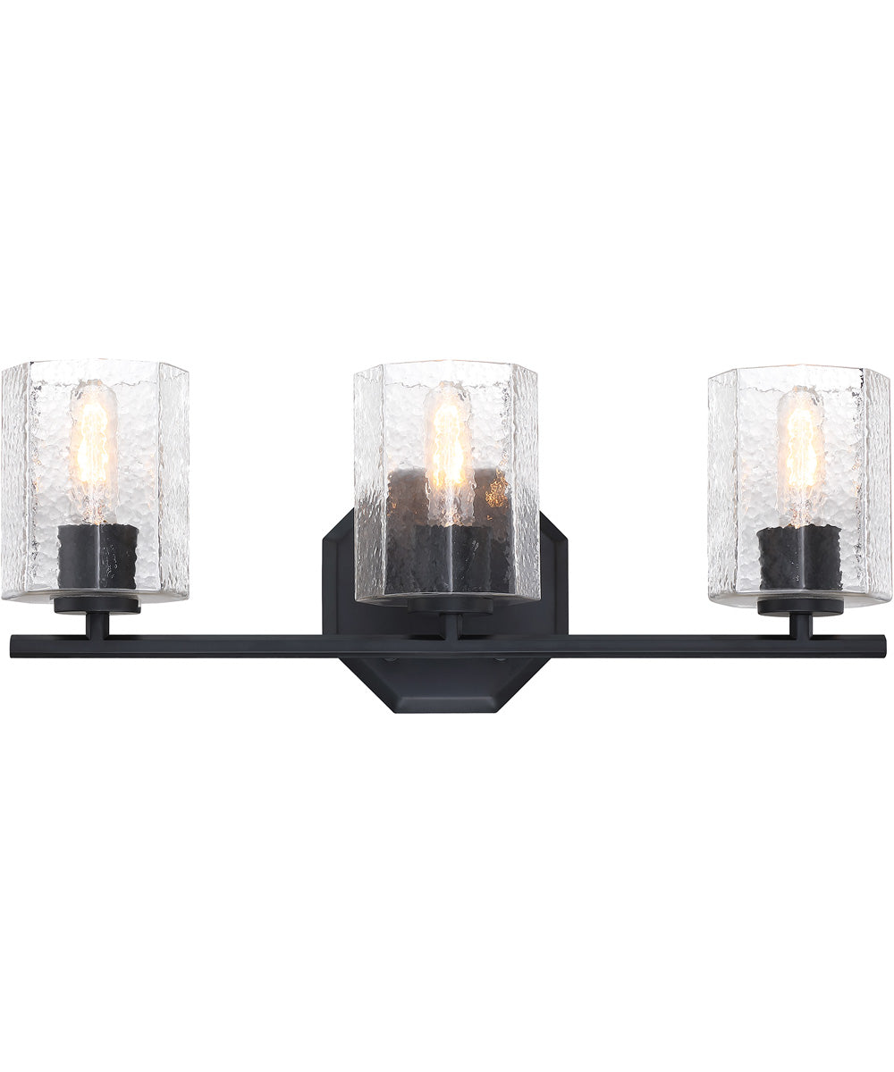 Haven 3 Light Vanity Matte Black