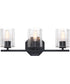 Haven 3 Light Vanity Matte Black
