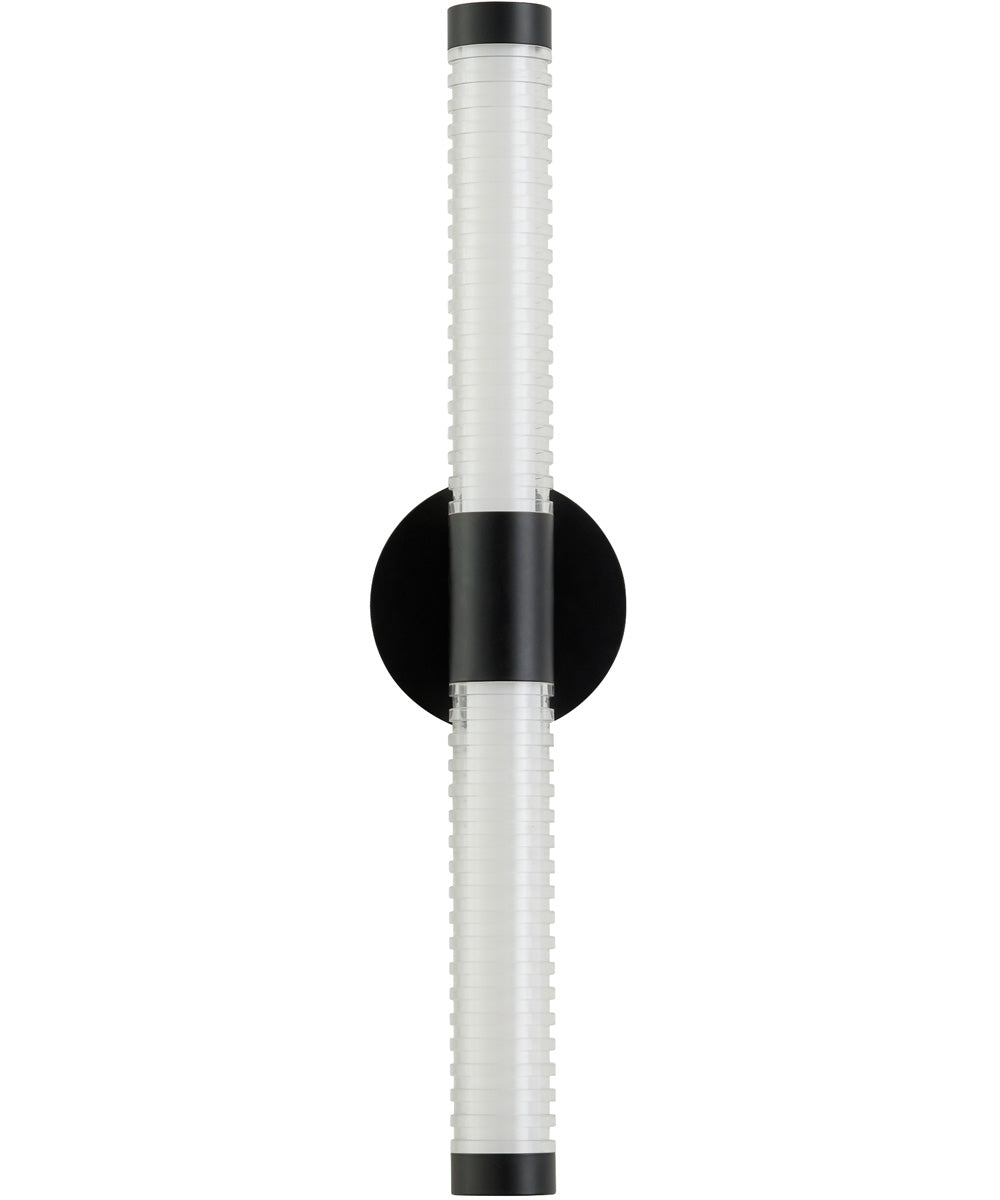 Vaden 2-light Sconce Black