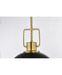 Everton 2-Light Pendant Matte Black