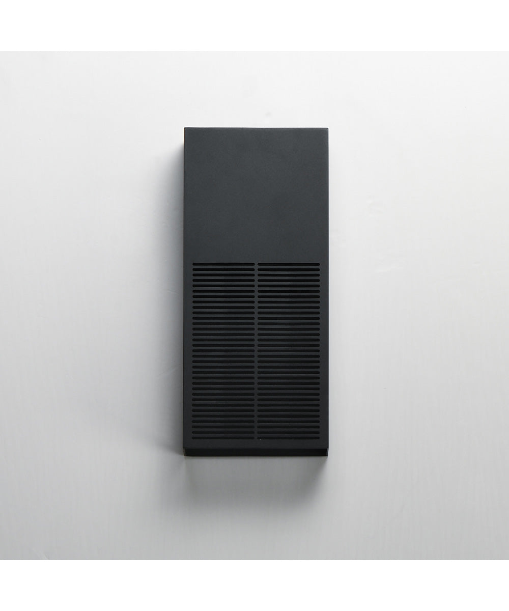 Grate 14 inch LED Outdoor Wall Sconce Black