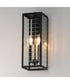 Magnus 2-Light Outdoor Wall Sconce Black