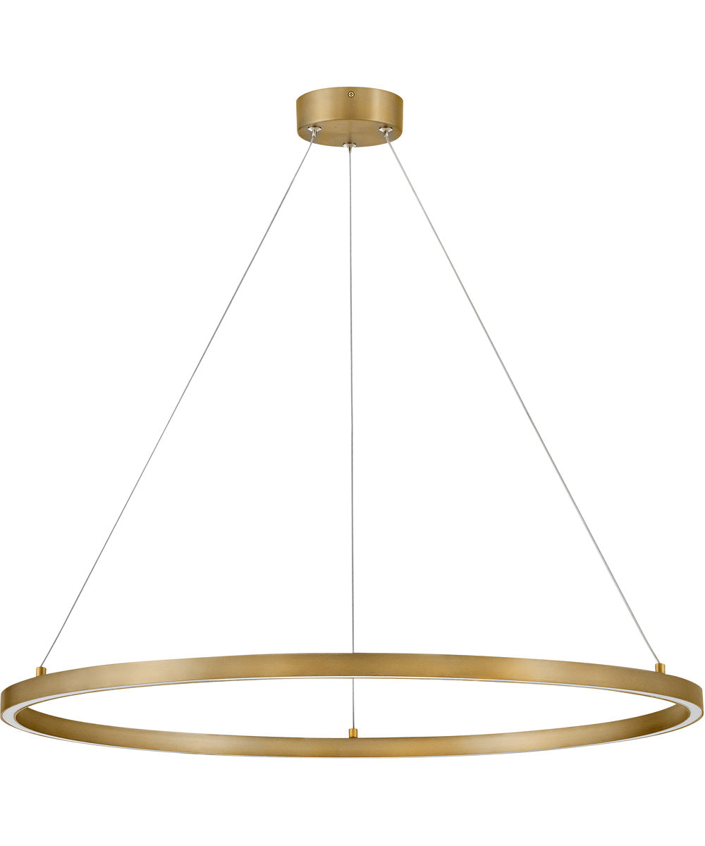 Kenna LED-Light Large Single Tier in Lacquered Brass