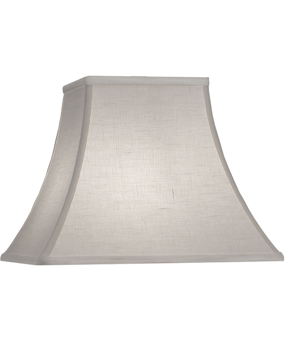 6x12x9.5 Cream Aberdeen Square Bell Softback Lampshade