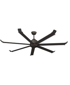 80" Arctic II 7-Blade Ceiling Fan Oil Rubbed Bronze Finish with Wall Control
