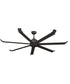 80" Arctic II 7-Blade Ceiling Fan Oil Rubbed Bronze Finish with Wall Control
