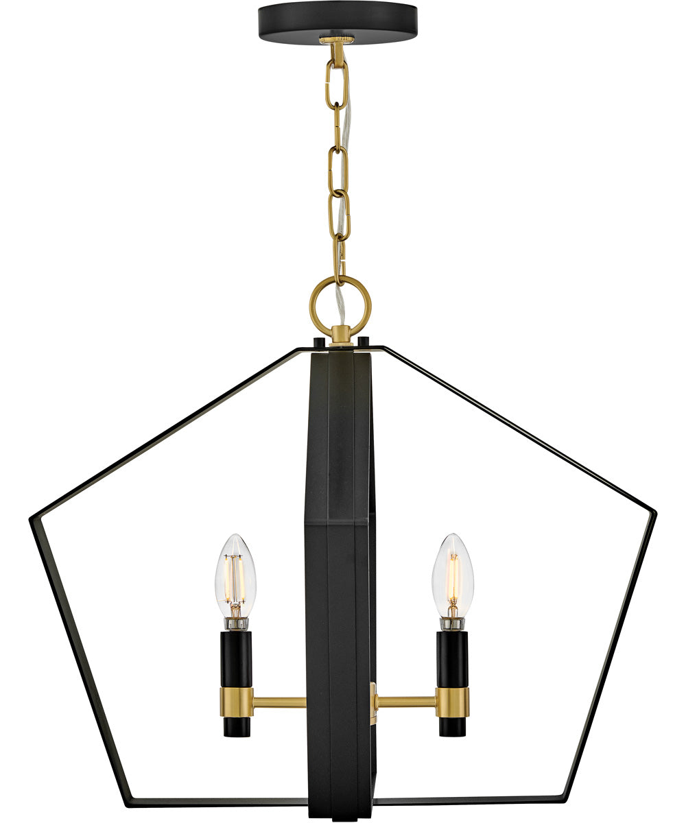 Sammi 2-Light Large Pendant in Black